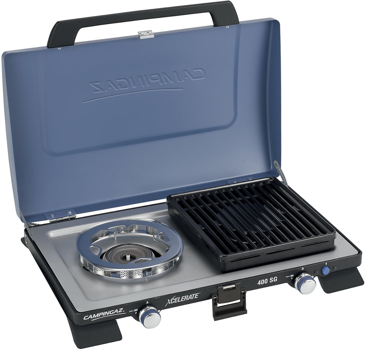 Campingaz OPEN BOX Series 400 SG Double Burner Stove & Grill - Portable Camping Gas Stove