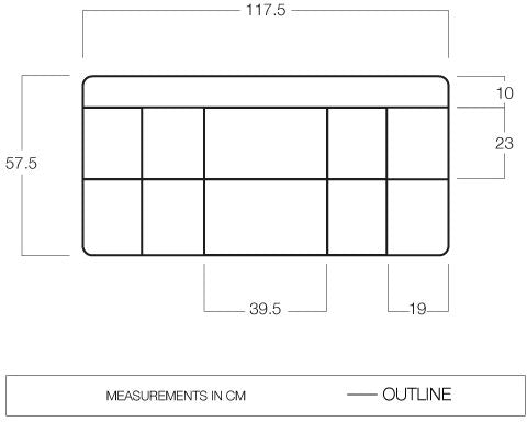 Vango Sky Storage 10 Pocket Organiser - Smoke