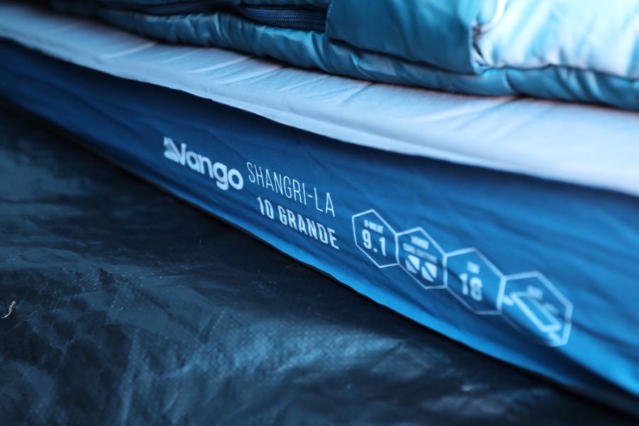 Vango Shangri-La II 10 Grande - Sleep Mat - Cloud Grey / Sky Blue