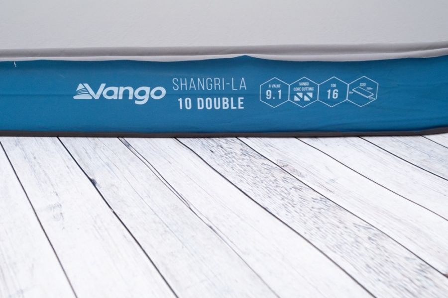 Vango Shangri-La II 10 Double - Sleep Mat - Cloud Grey / Sky Blue