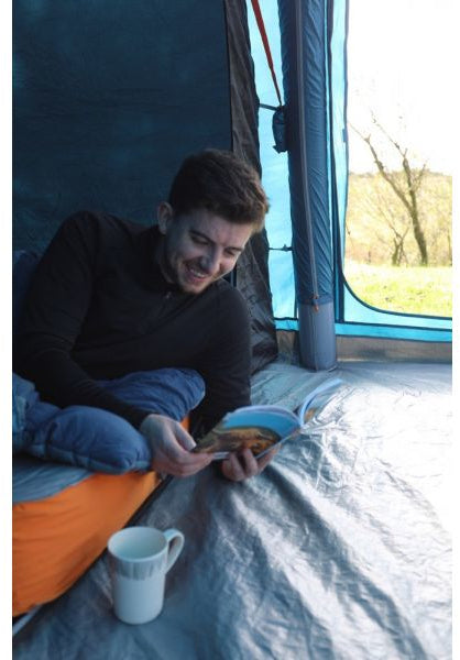 Vango Shangri-La II 15 Grande - Sleep Mat - Cloud Grey / Orange