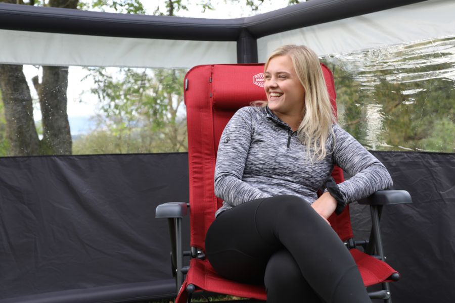 Vango Radiate Grande DLX Chair - Heather Red