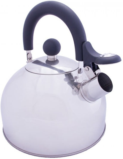 Vango Stainless Steel kettle with folding handle Silver