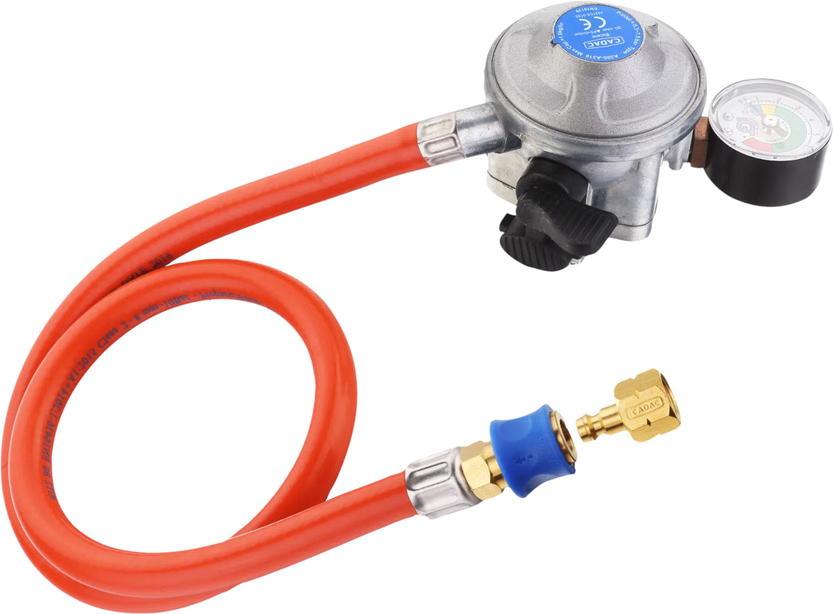 CADAC 28mbar Butane Snap-On Overflow Regulator QR