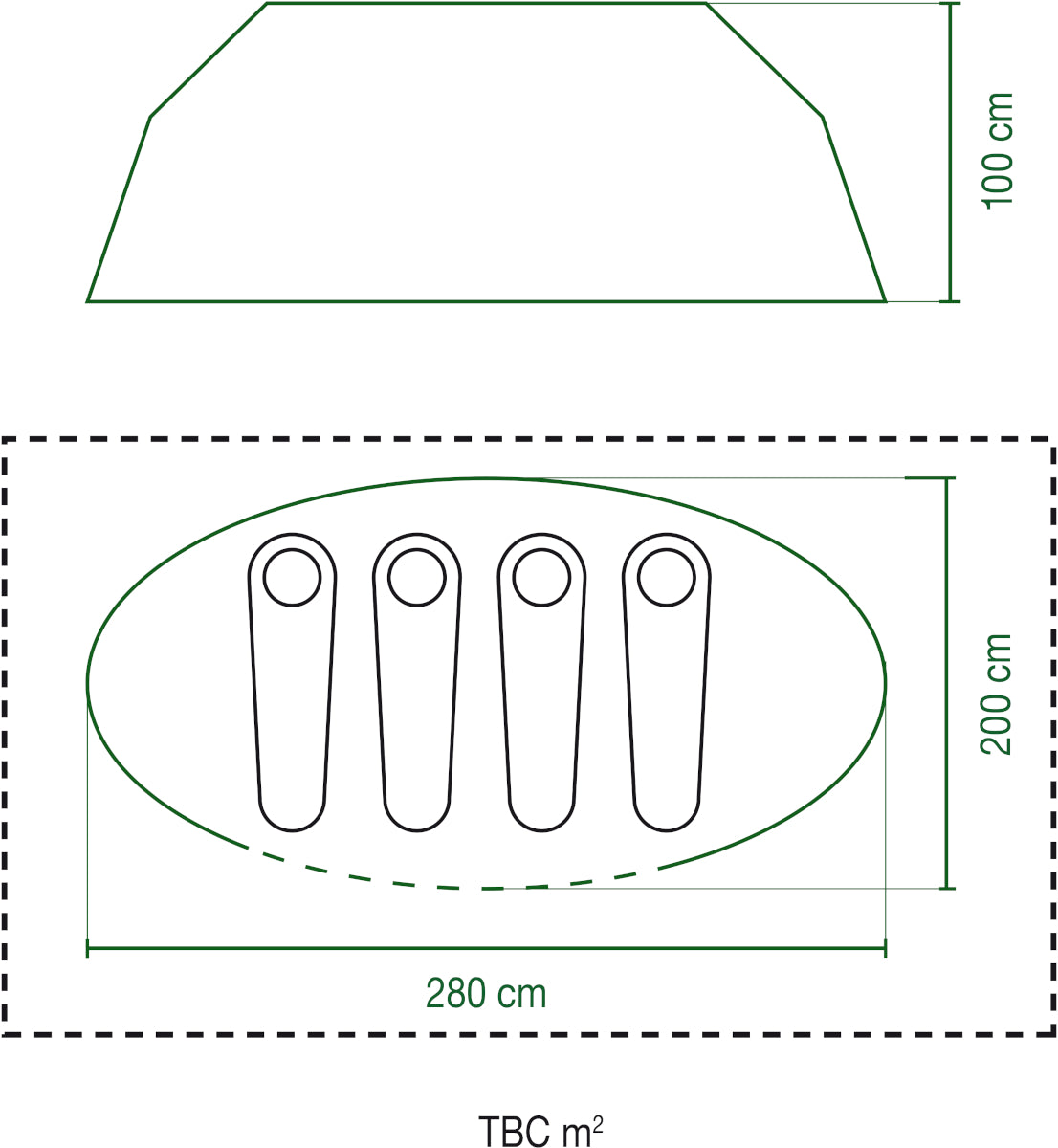 Coleman Galiano 4 - 4 Person Pop Up Tent