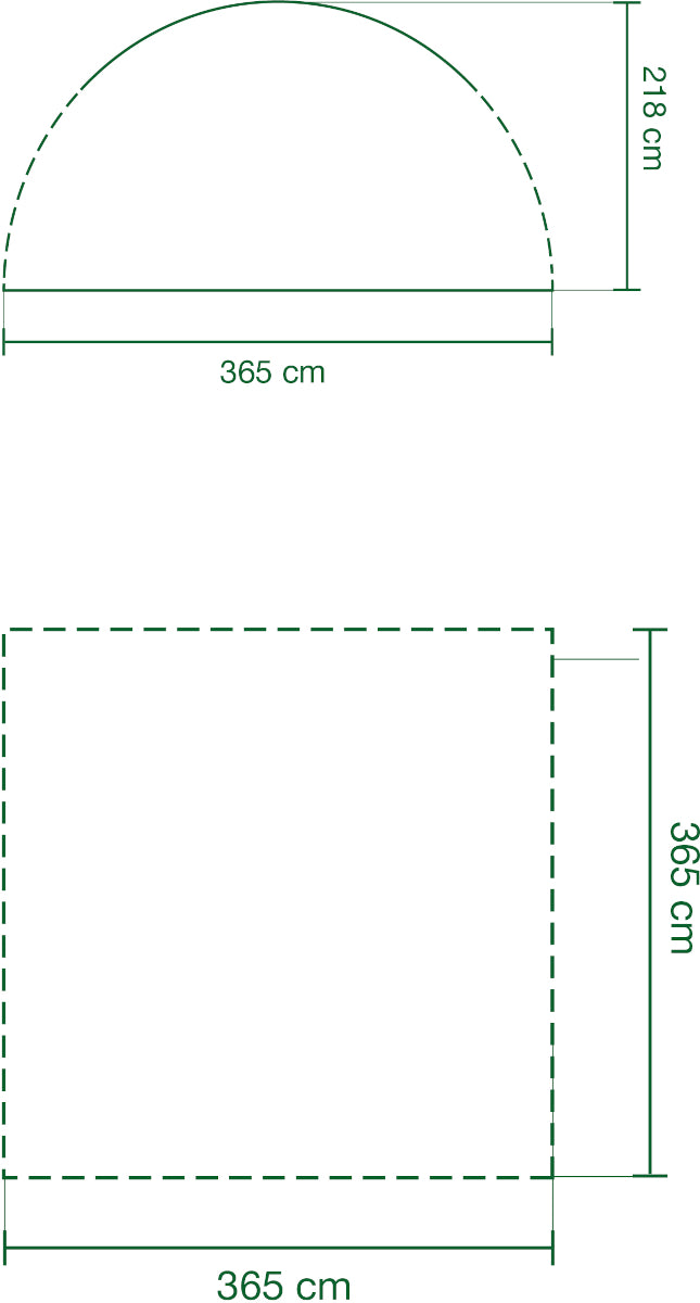 Coleman Event Shelter Performance L - 3.65 x 3.65m (With Three Sunwalls And One Sunwall With Door)