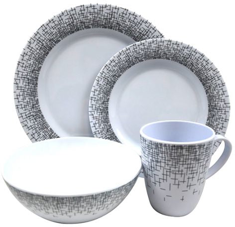 Vango Alfresco 16 Piece Dining Set - Deep Grey