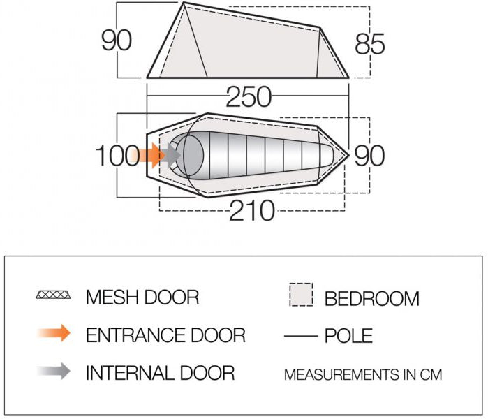 Vango Soul 100 Tent - Treetops