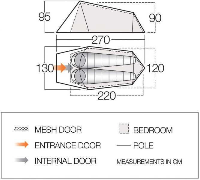 Vango Soul 200 Tent - Treetops