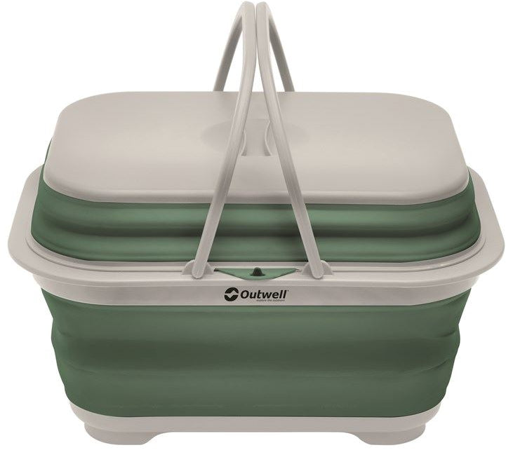 Outwell 651131 Collaps Washing Base with Handle & Lid Shadow Green
