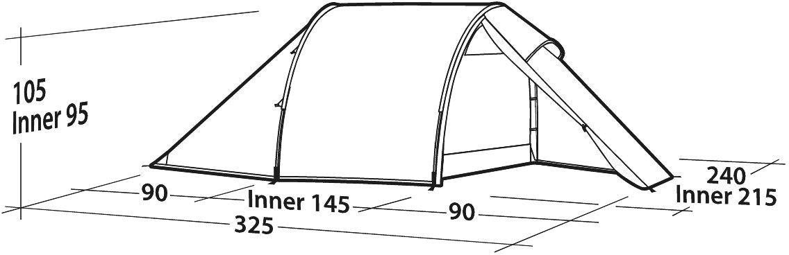 Easy Camp Tent Vega 300 Compact