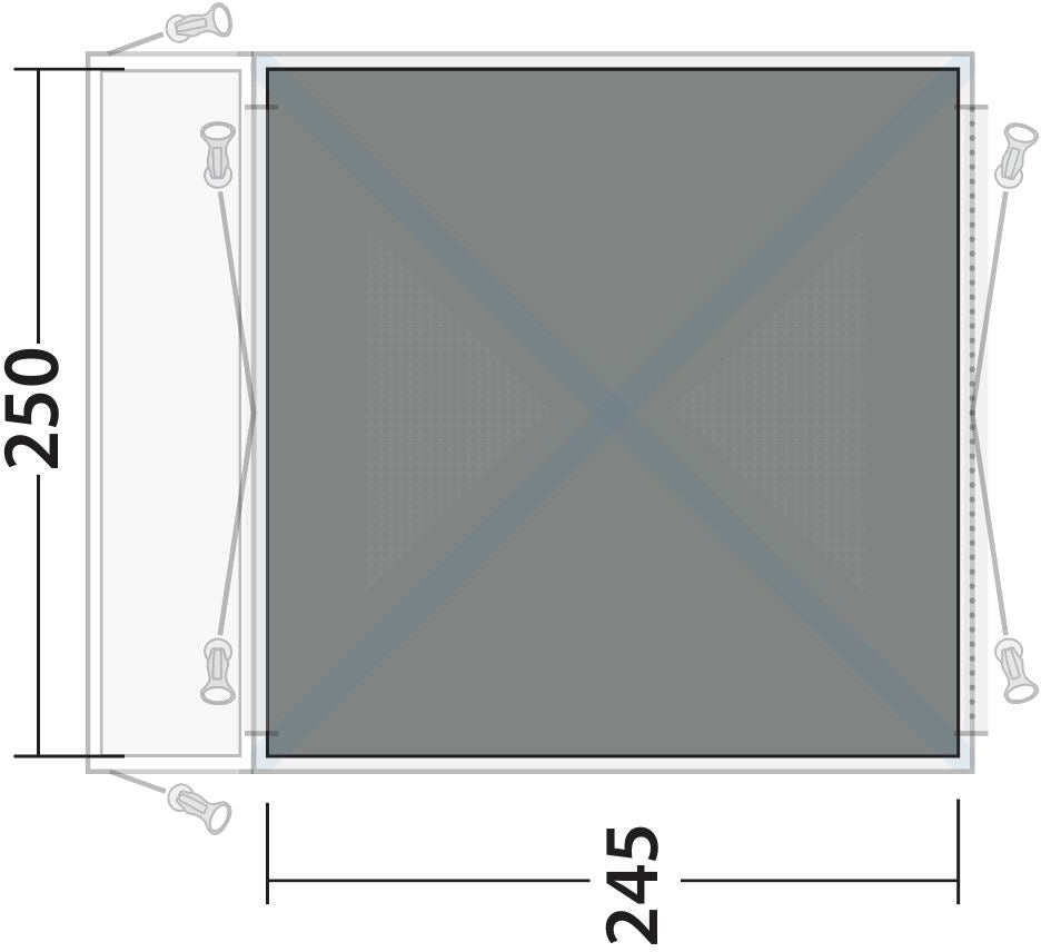 Outwell Flat Woven Carpet Milestone / Bremburg