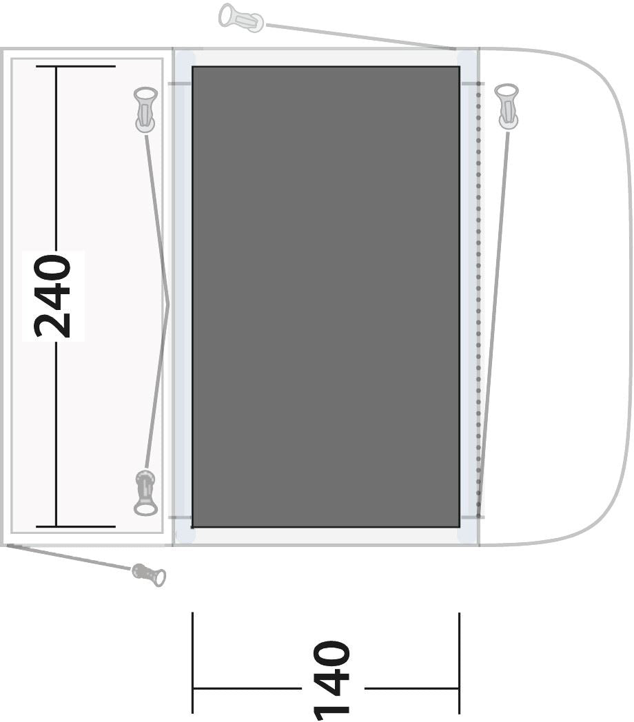 Outwell Footprint Newburg / Waystone 160