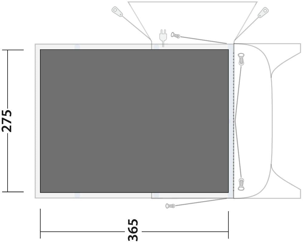 Outwell Footprint Blossburg 380
