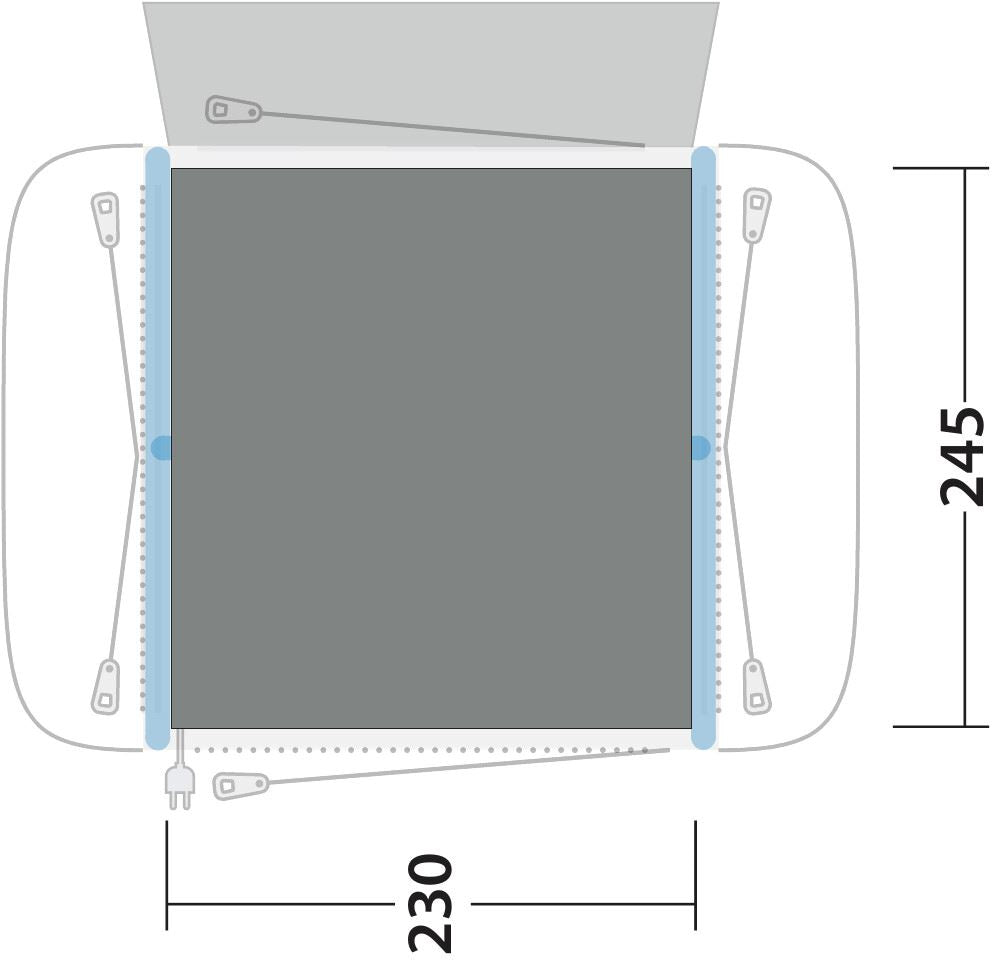 Outwell Flat Woven Carpet Crossville 250SA