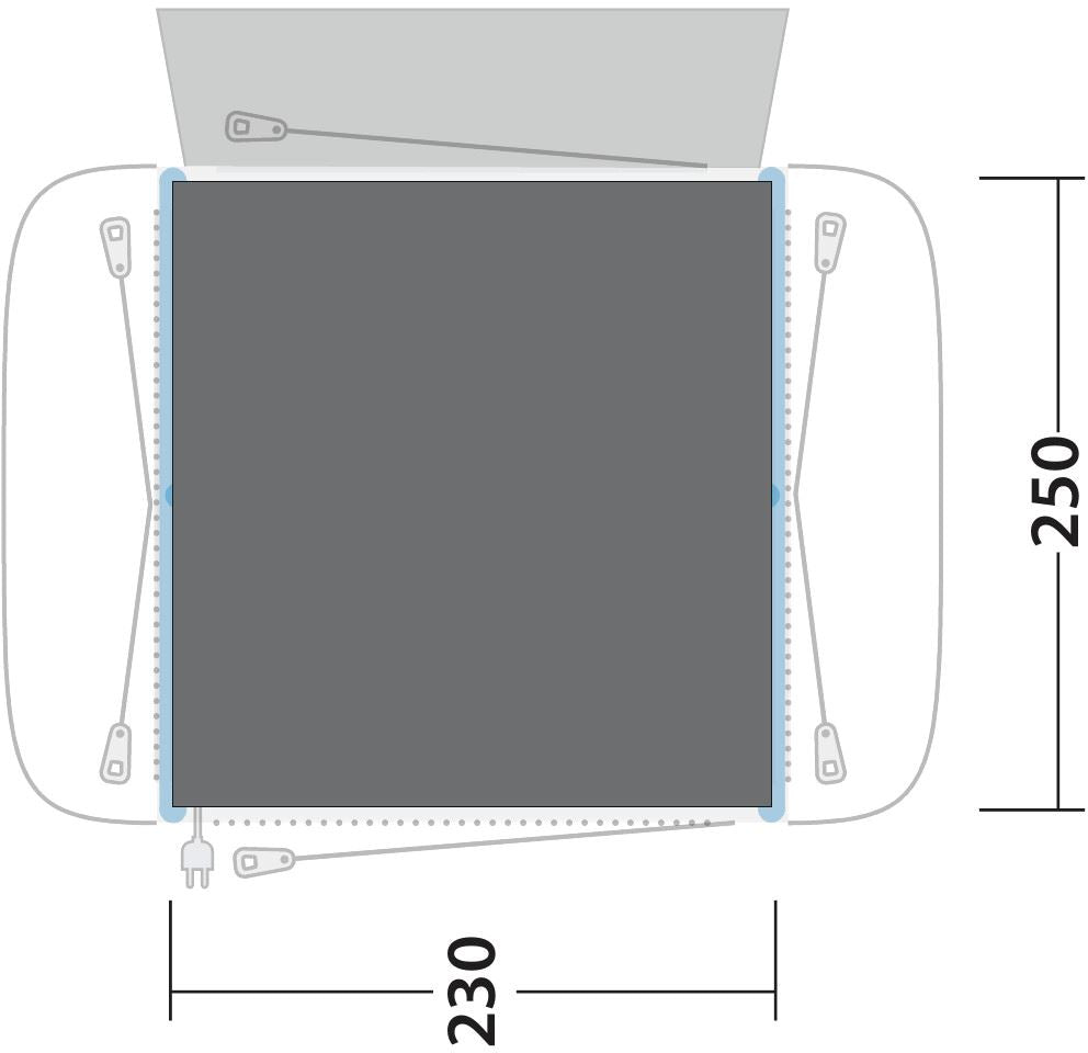 Outwell Footprint Crossville 250SA