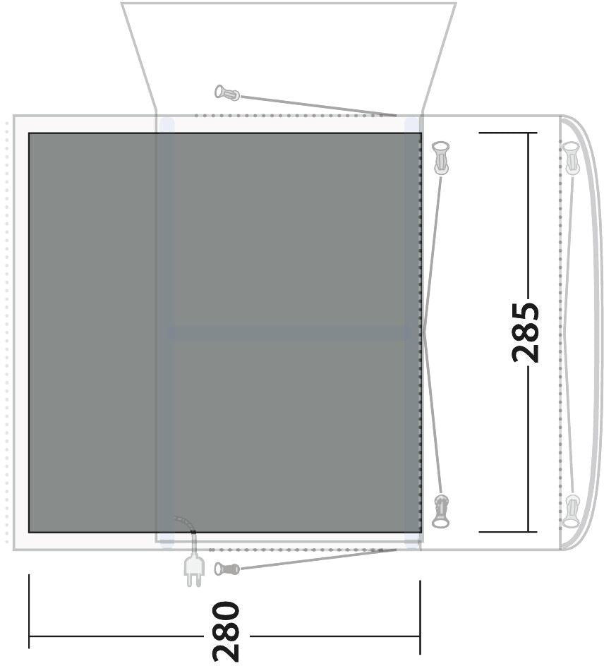 Outwell Flat Woven Carpet Jonesville 290SA Flex