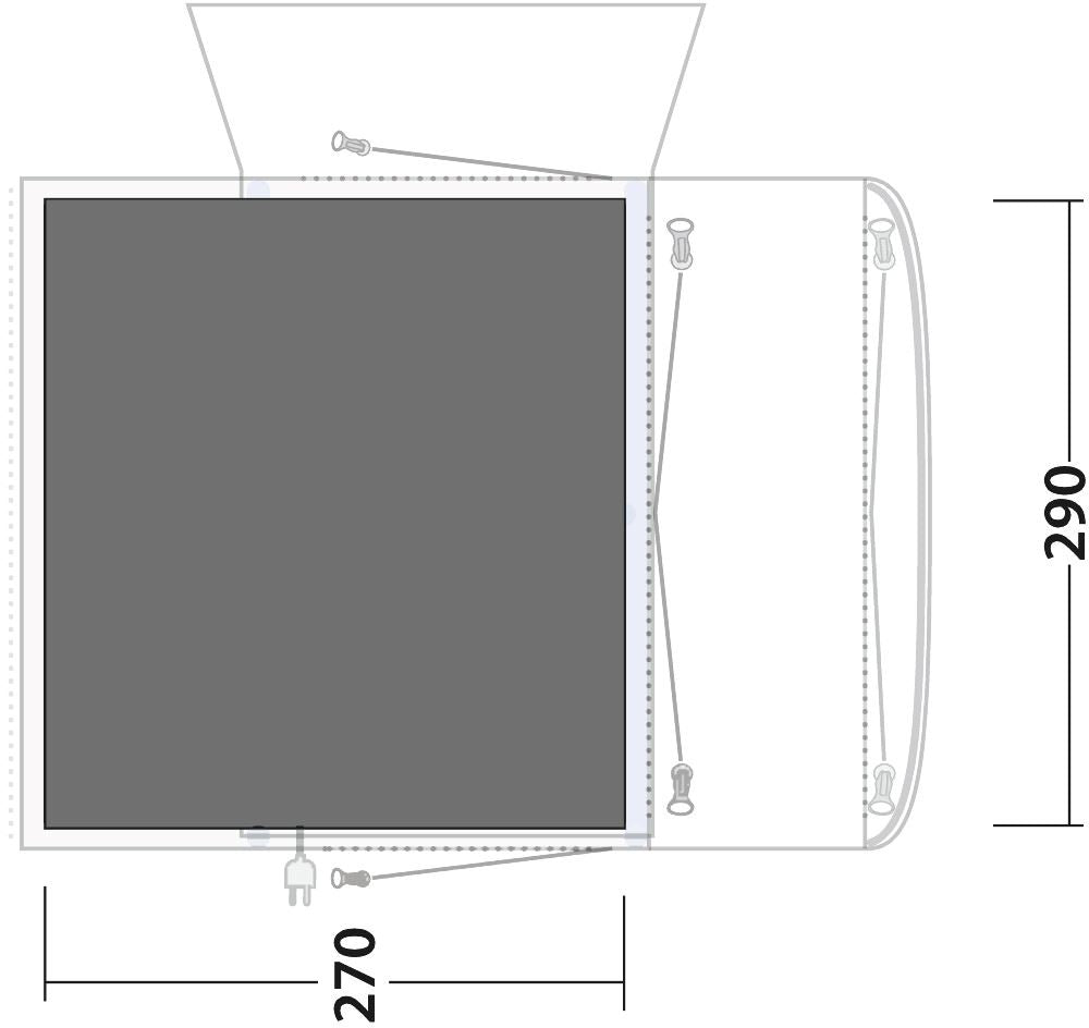 Outwell Footprint Jonesville 290SA Flex