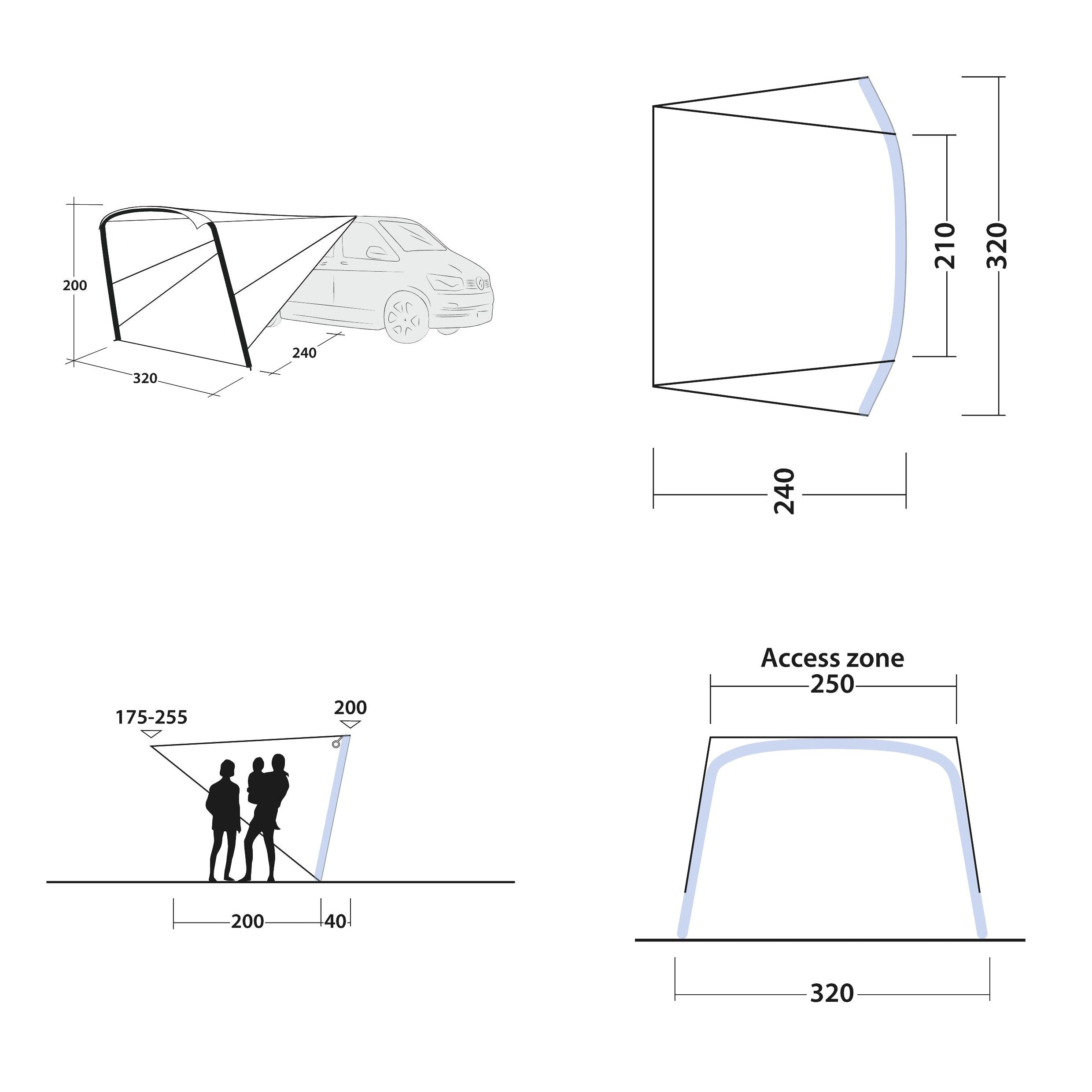 Outwell Vehicle Touring Canopy Air