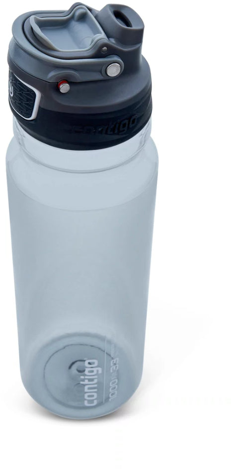 Contigo 2155963 Free Flow AUTOSEAL Water Bottle, 1L - Charcoal
