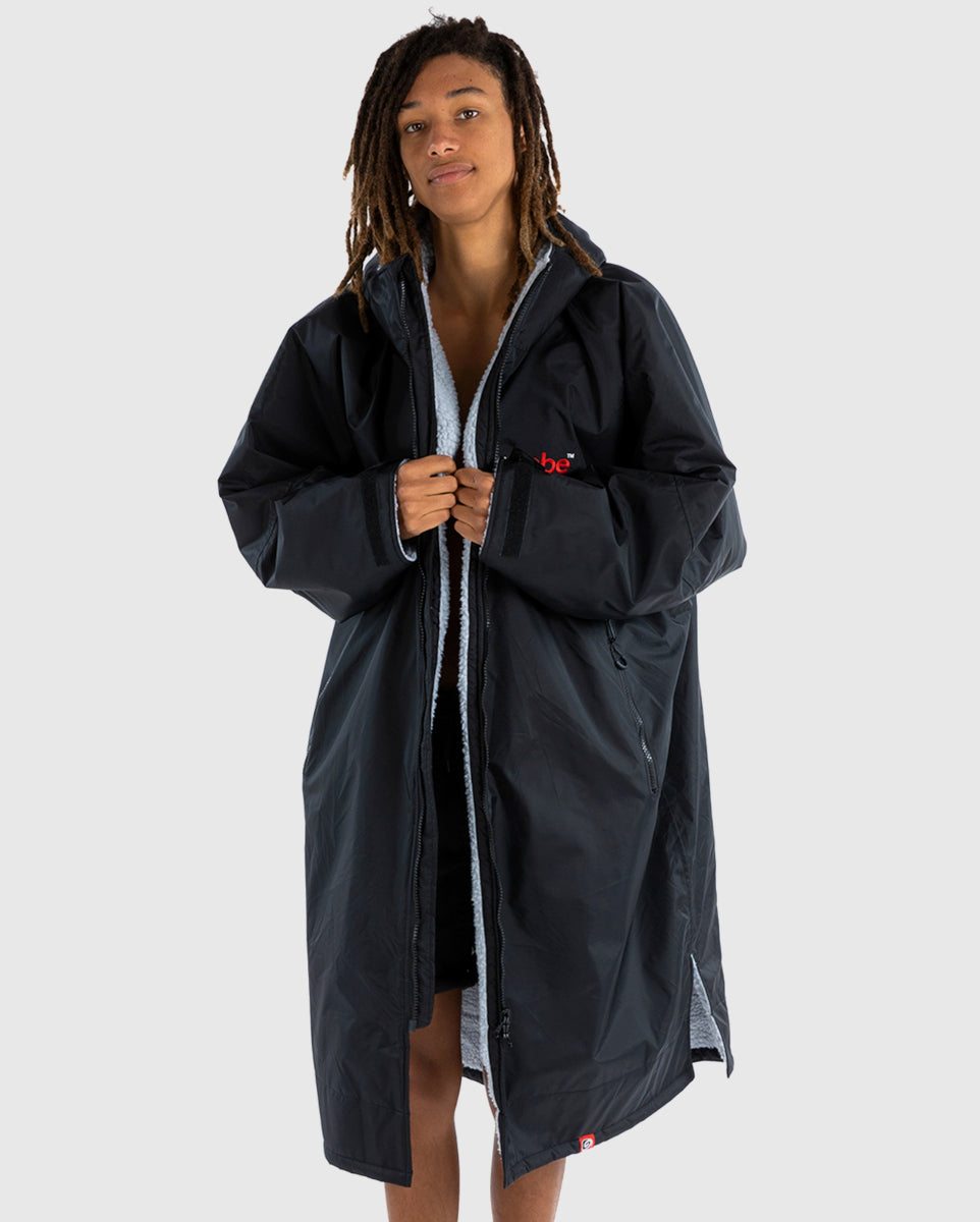 dryrobe Advance Long Sleeve V3 - Black Grey