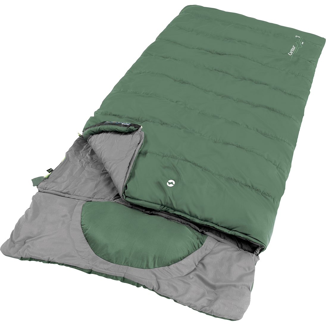Outwell Contour Lux XL Green Single Sleeping Bag