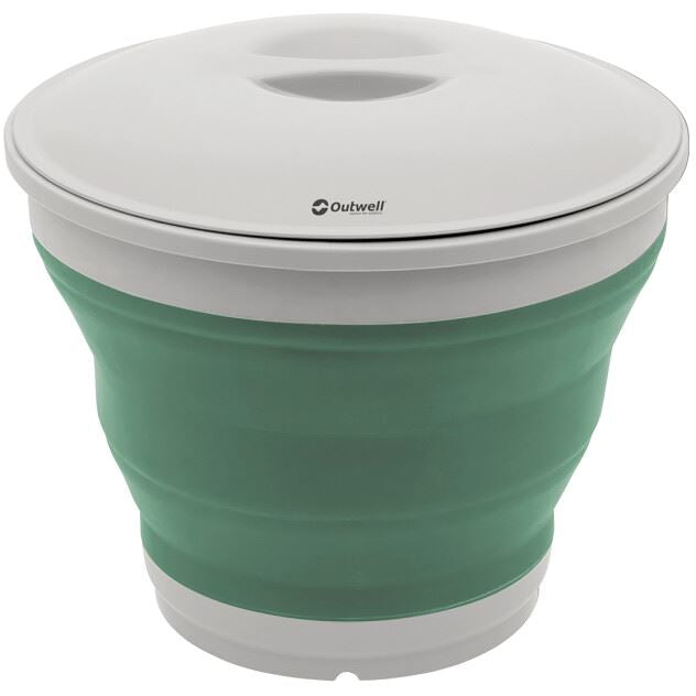 Outwell Collaps Bucket Round w/Lid - Shadow Green