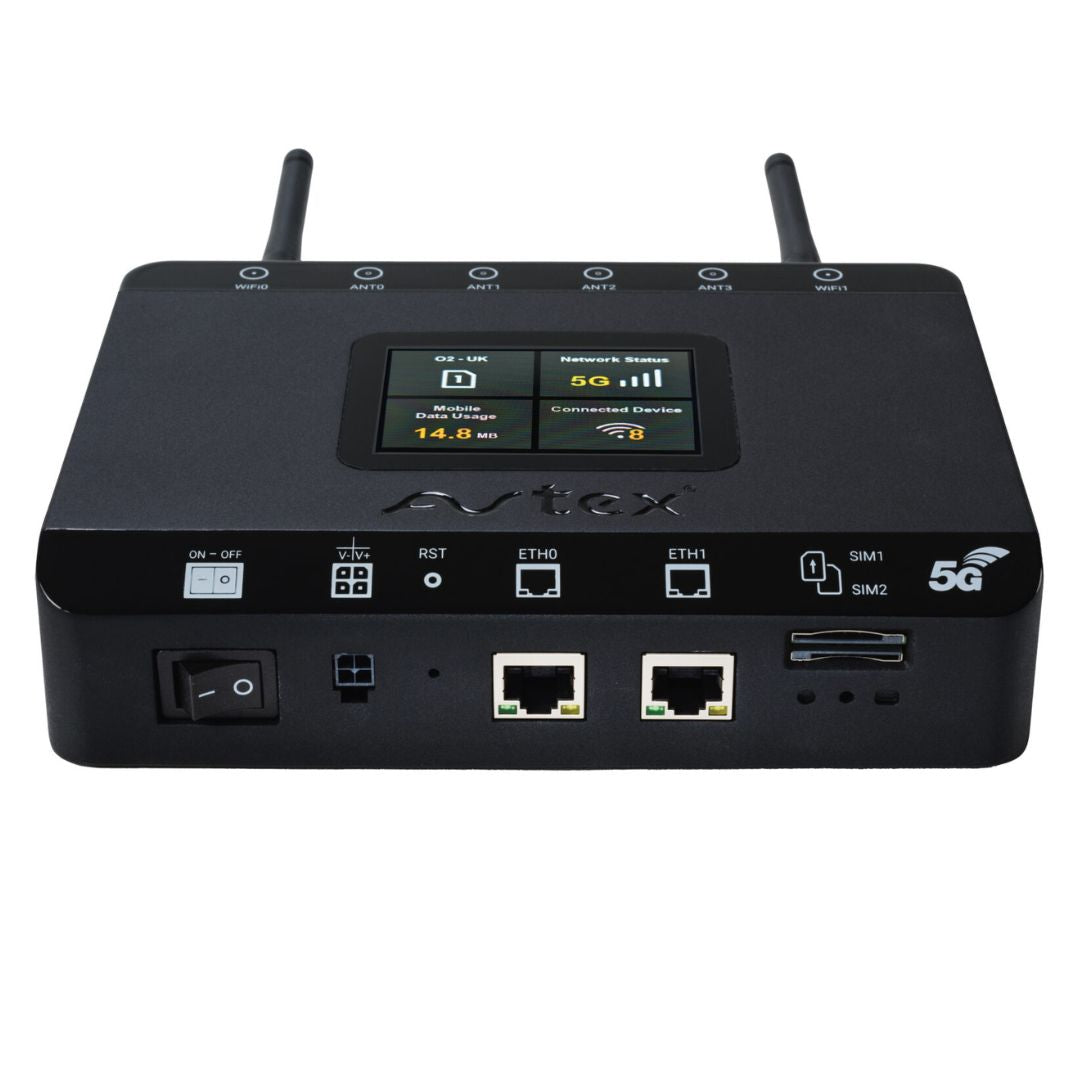 Avtex AMR105X 5G WiFi 6 Mobile Internet Solution Ultrafast Dual Sim Router