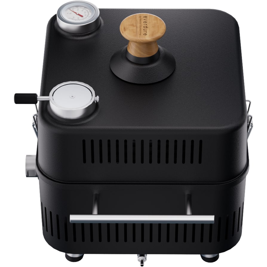 Everdure by Heston Blumenthal CUBE™ PROFLAME 360 Portable Gas BBQ with Roasting Hood