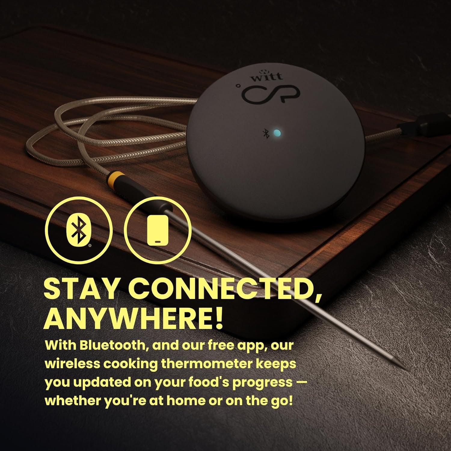 Witt CookPerfect Comfort 2.0 Smart Meat Thermometer