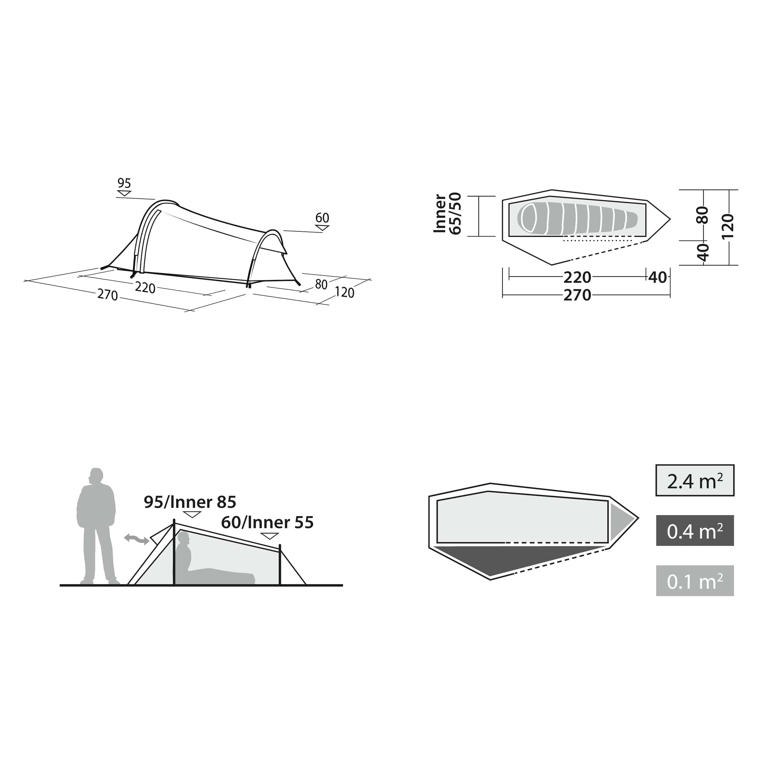 Robens Cress 1 Pro Tent