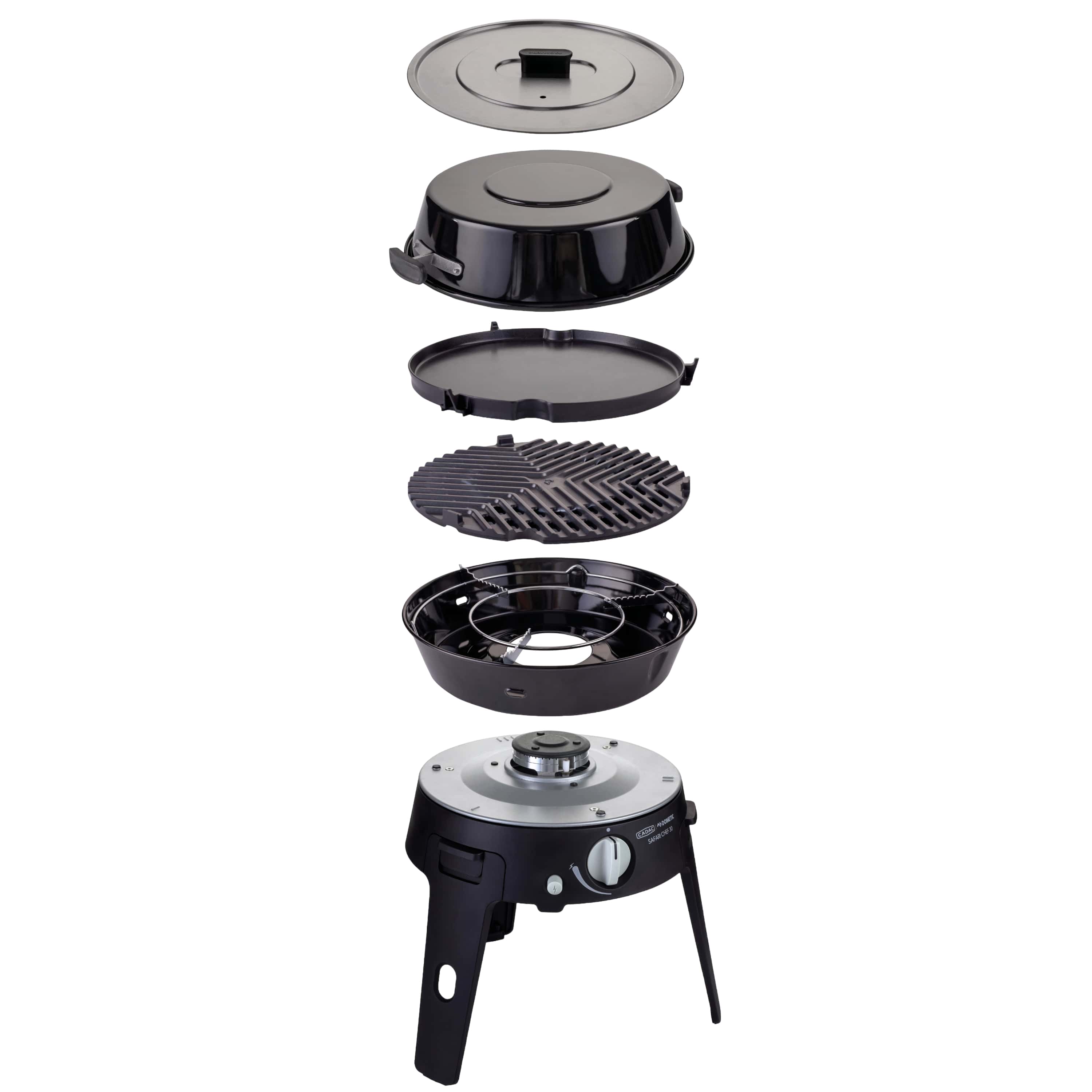 Cadac Safari Chef 30 LP Deluxe Pro QR Gas BBQ