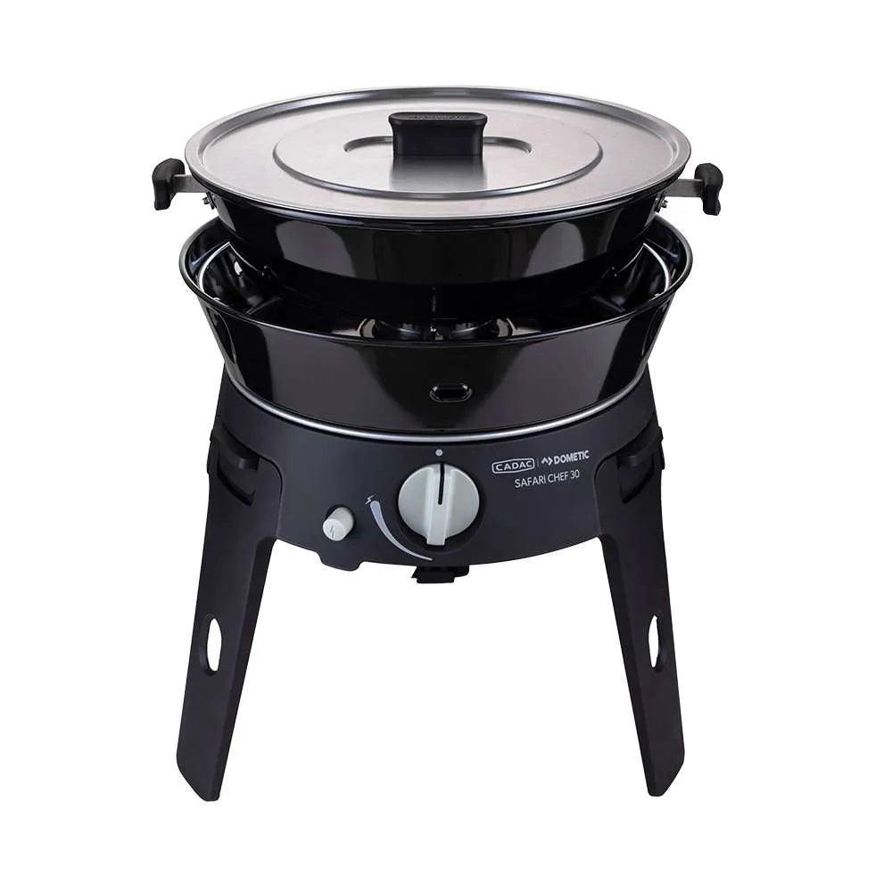 Cadac Safari Chef 30 LP Deluxe Pro QR Gas BBQ