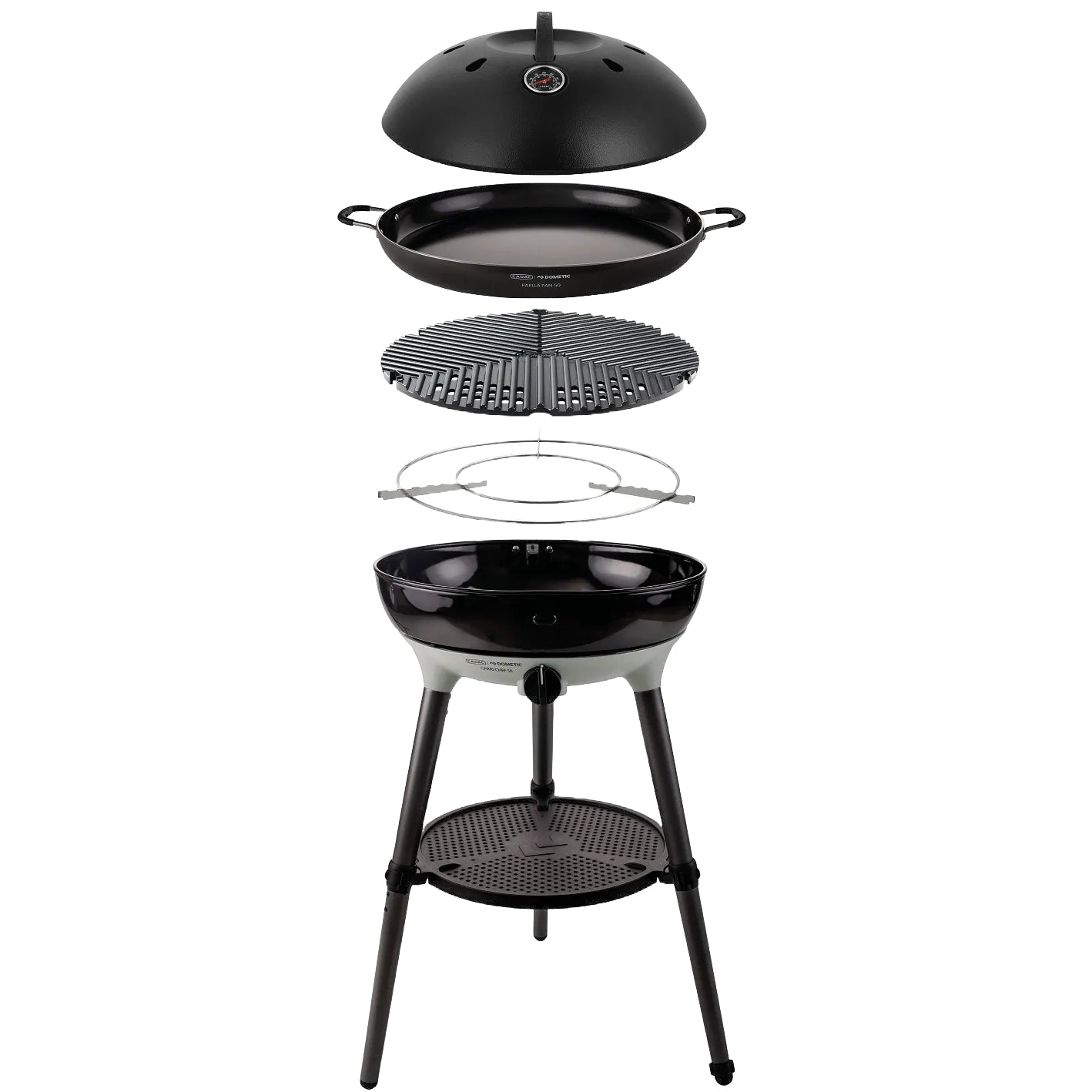 CADAC Carri Chef 50 BBQ Paella Pan QR Combo Gas BBQ