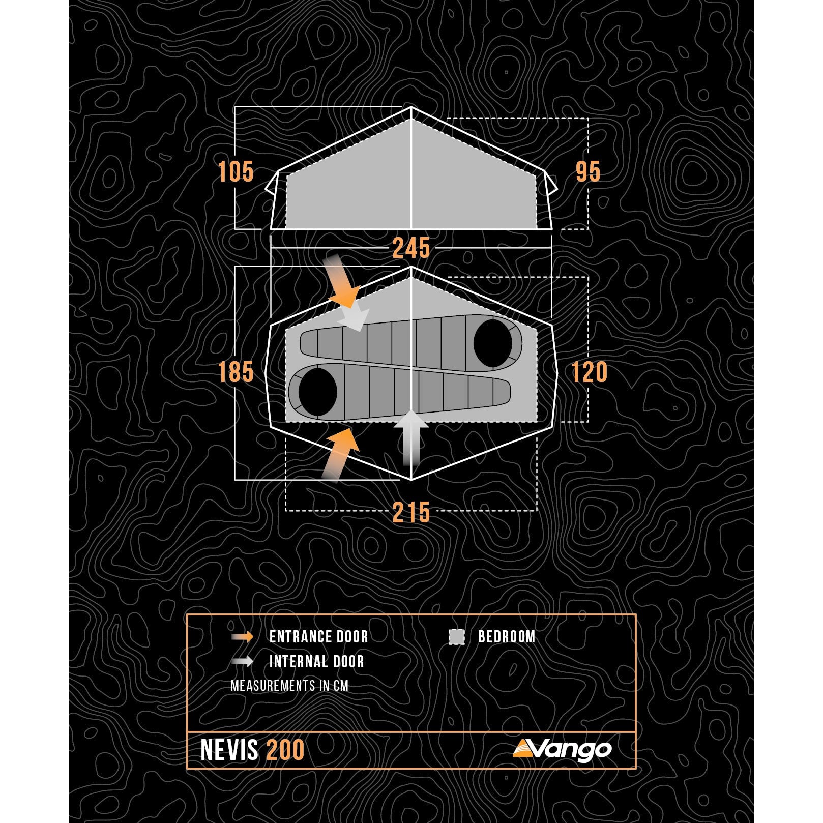 Vango Nevis 200 2-Person Tent