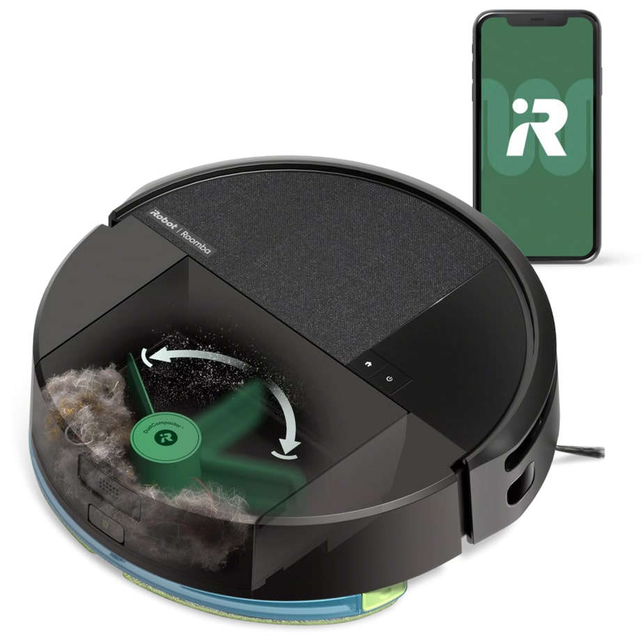 iRobot Roomba® 205 DustCompactor™ Combo Robot - Black