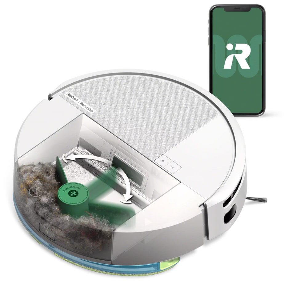 iRobot Roomba® 205 DustCompactor™ Combo Robot - White
