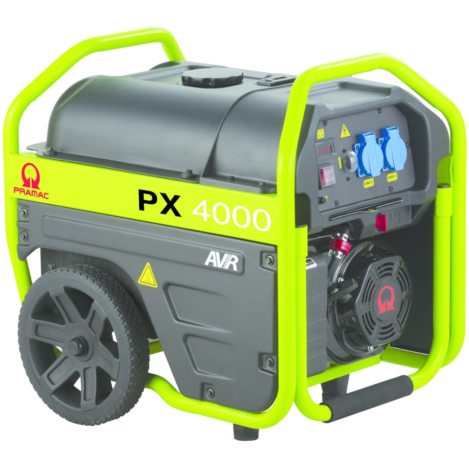 Pramac PX4000 230/115V 50Hz #AVR HUK Portable Generator Single Phase