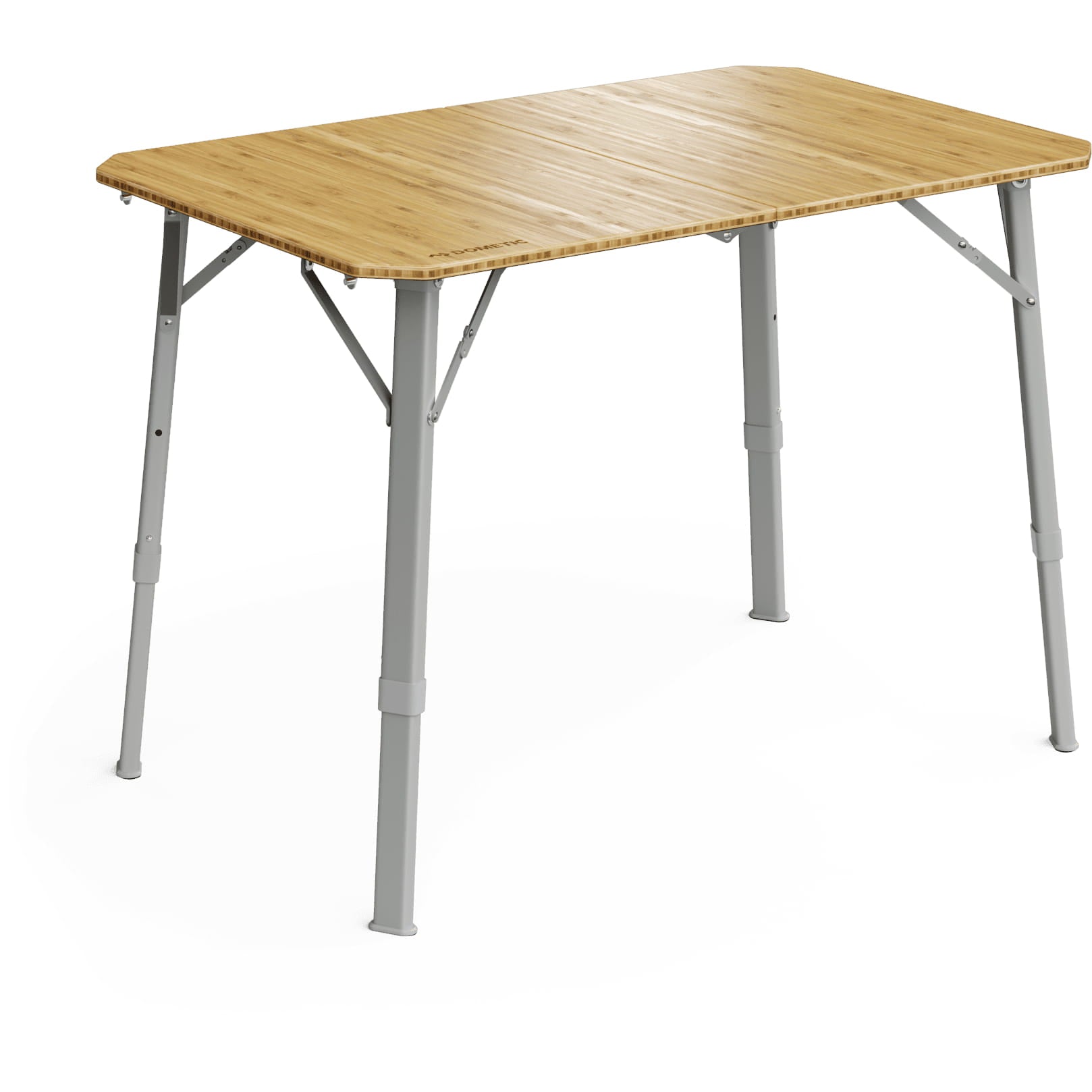 Dometic GO Compact Camp Table - Bamboo Camp Table, Adjustable Height