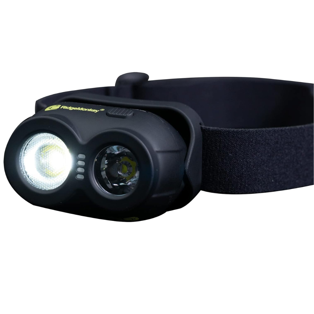 RidgeMonkey VRH150X Pro USB Rechargeable Headtorch (RM929)