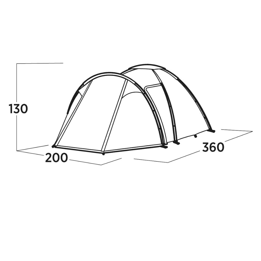 Easy Camp Lomsdal 3 Person Tent
