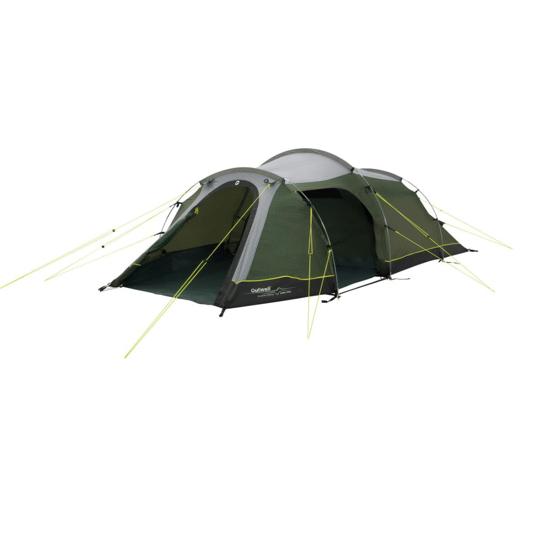 Outwell Earth 3 Plus 3 Person Tunnel Tent with 1 bedroom