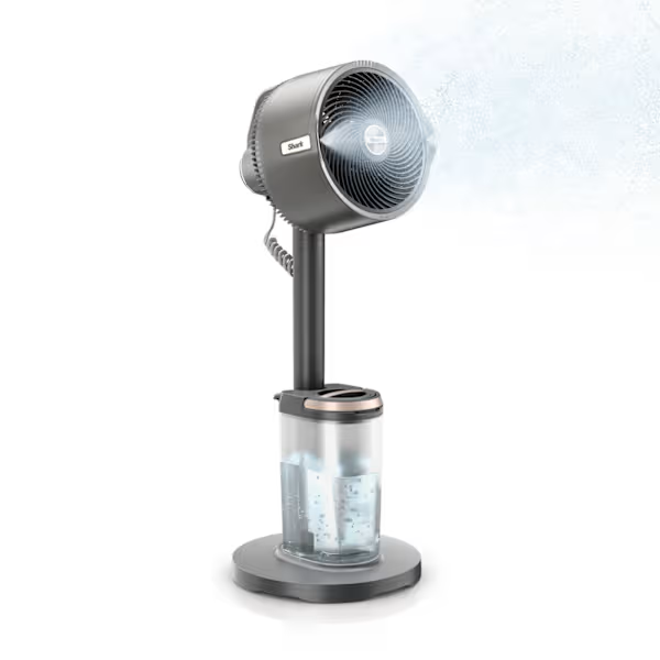 Shark 307FA300UK Shark FlexBreeze Pro Mist Indoor & Outdoor Fan & Outdoor Misting System - Dark Gray, Charcoal