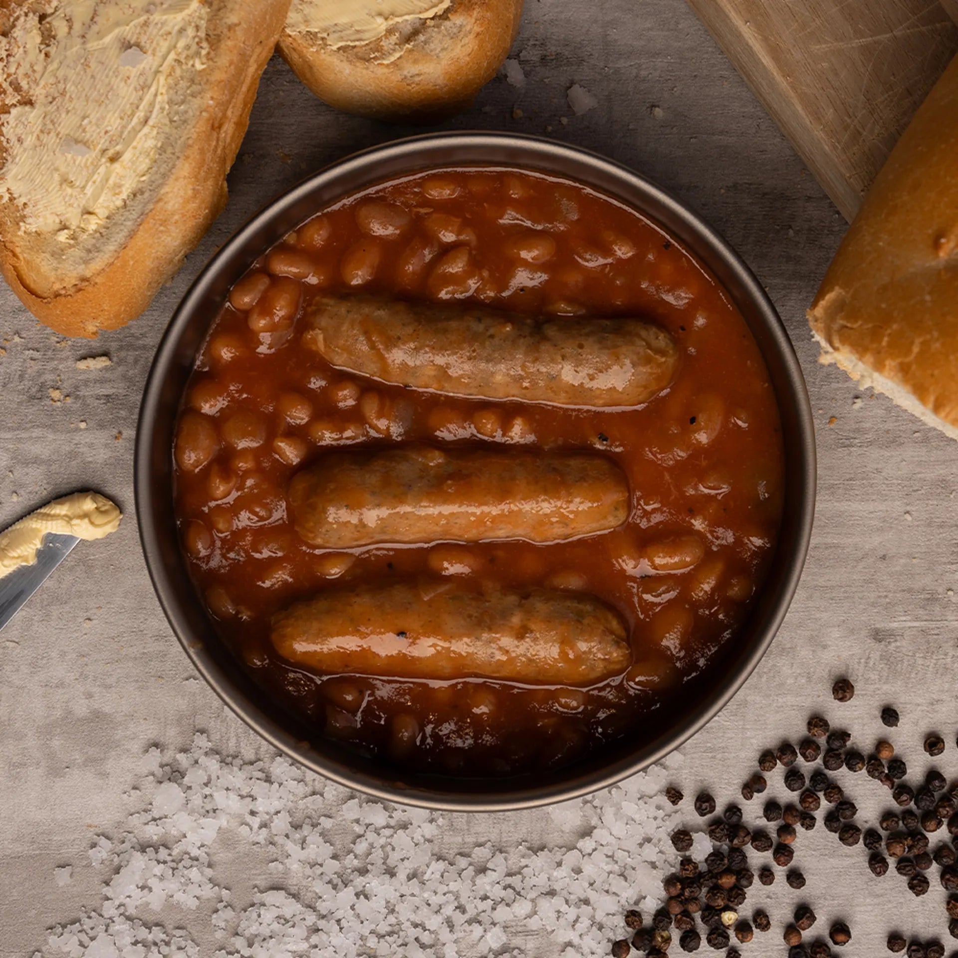 Wayfayrer Sausage and Baked Beans