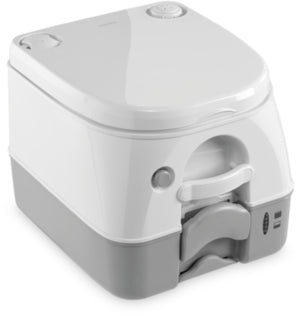 Dometic 972 Portable Toilet, White and Grey