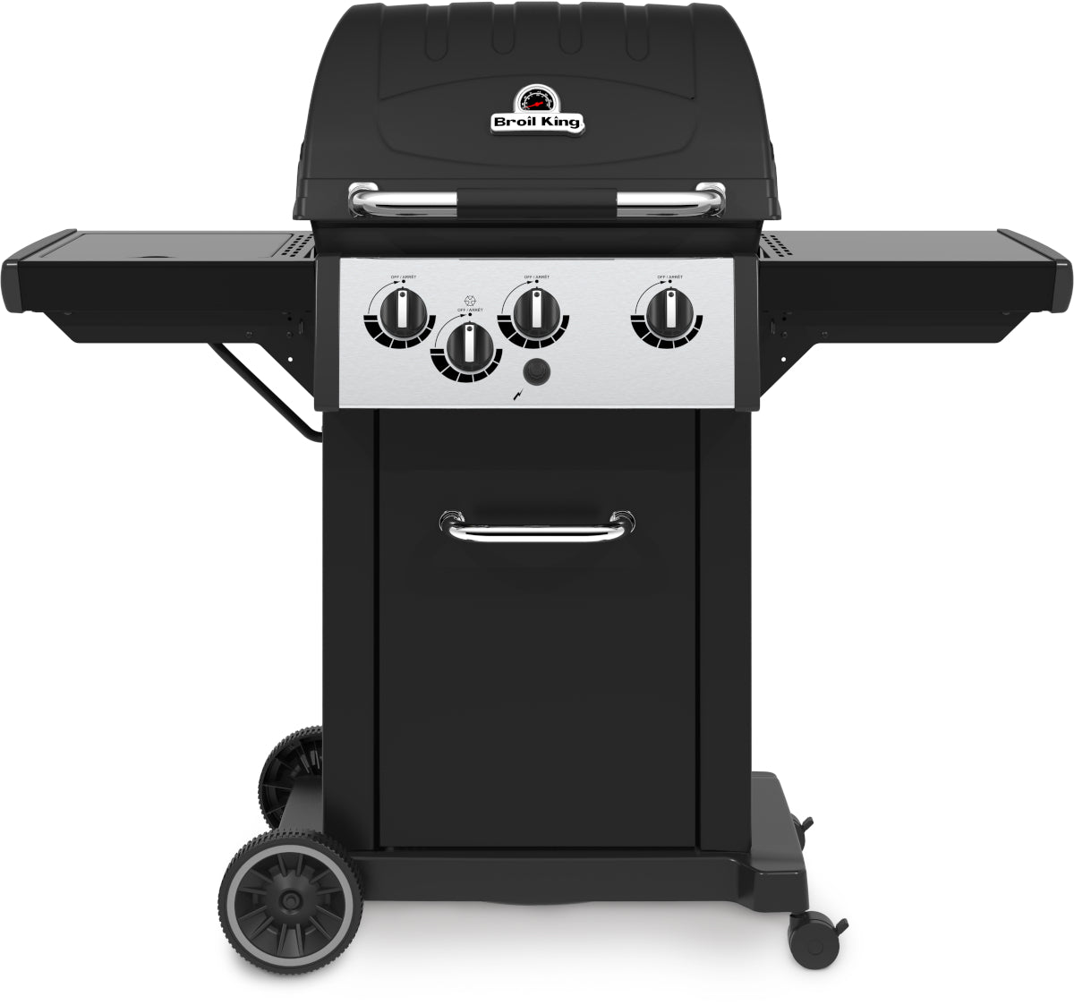 Broil King Royal 340 + Side Burner (steel shelves)