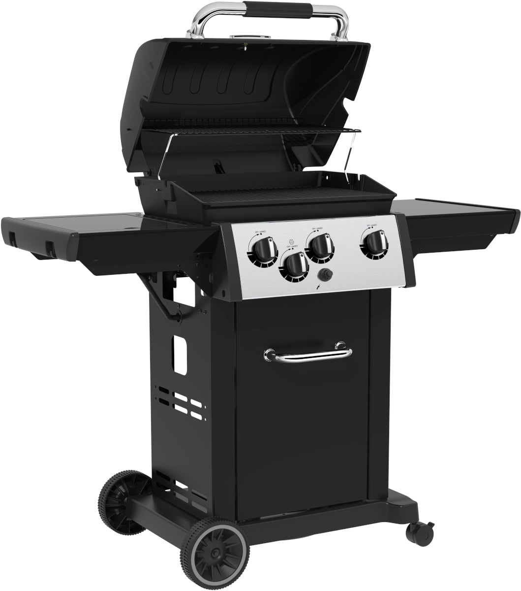 Broil King Royal 340 + Side Burner (steel shelves)