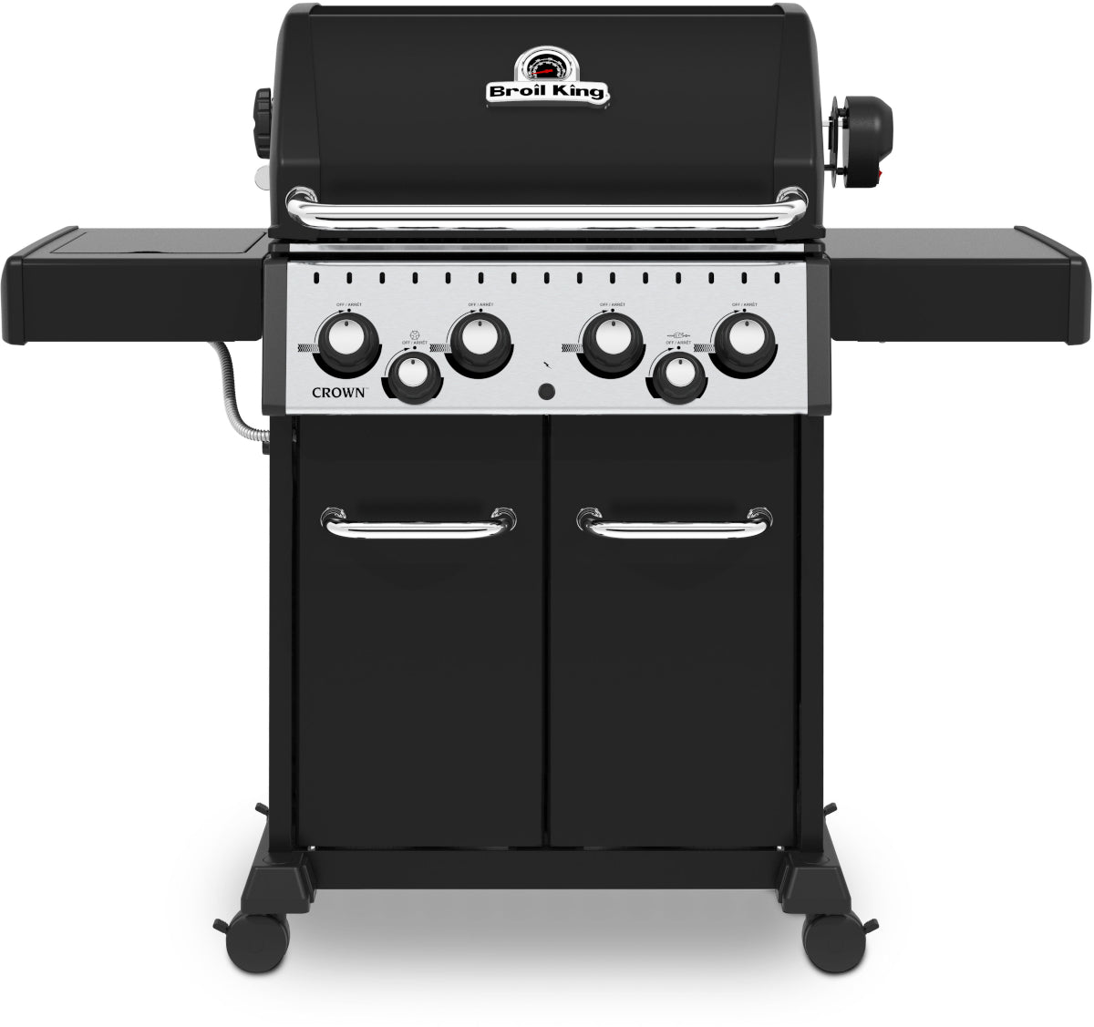 Broil King Crown 490 - 4 main burners + side burner + rotis + cab