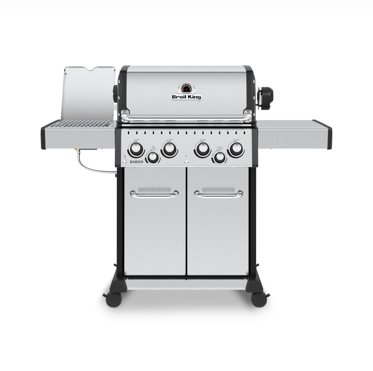Broil King Baron S 490 IR - 4 Main burners + IR Side Burner, R/Burner & Rotis