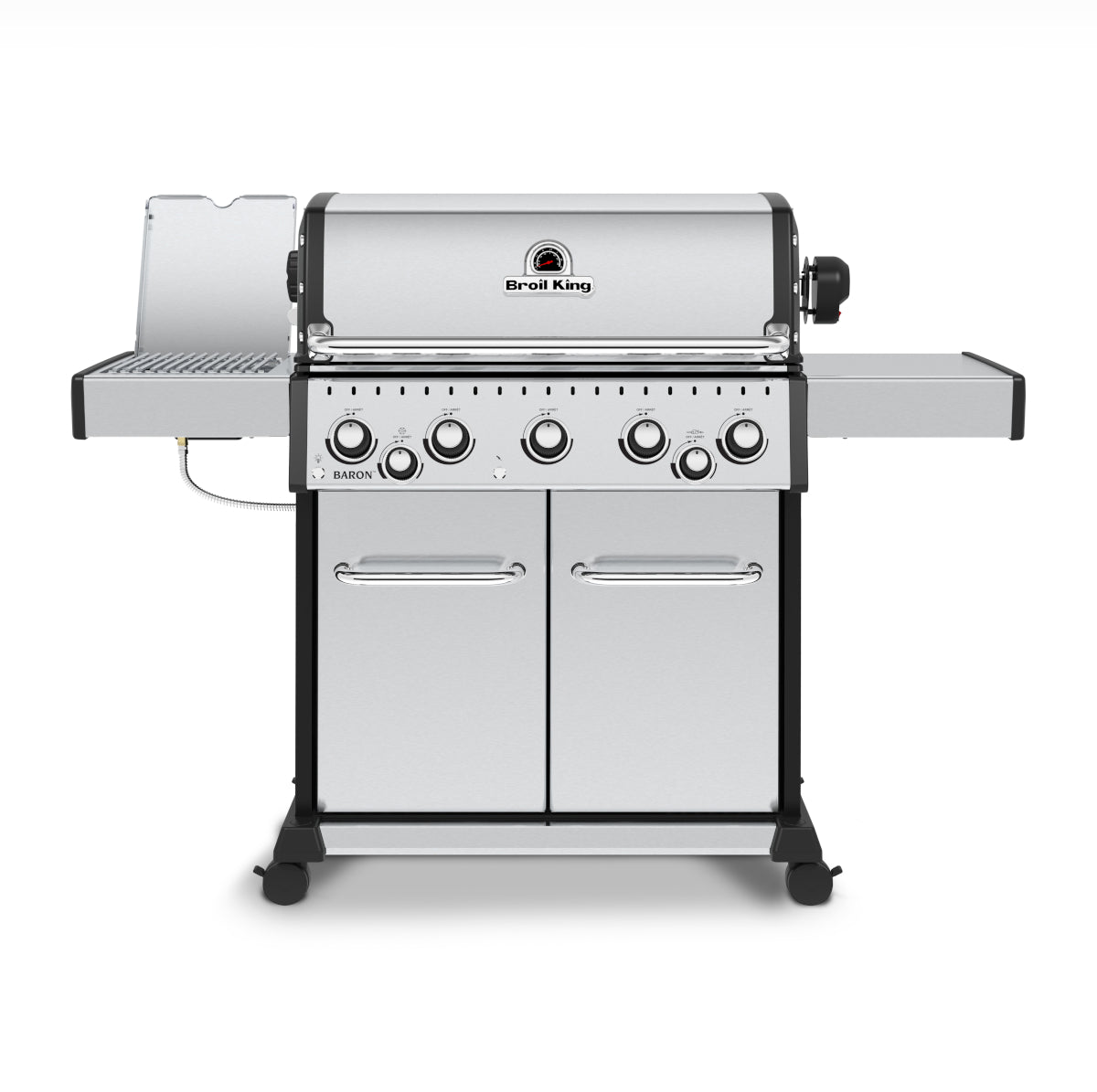 Broil King Baron S 590 IR - 5 Main burners + IR Side Burner, R/Burner & Rotis